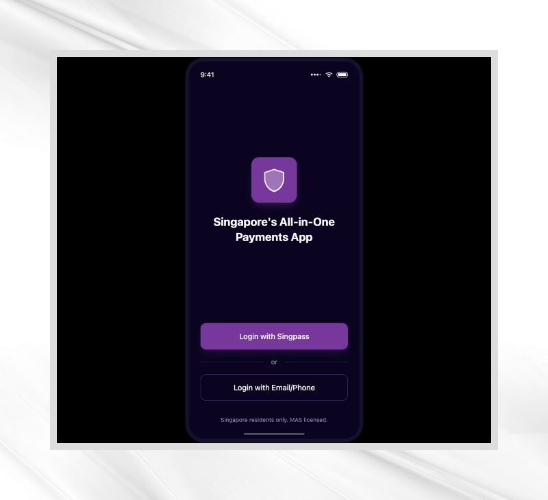 Singapore Payment App - MVP fintech